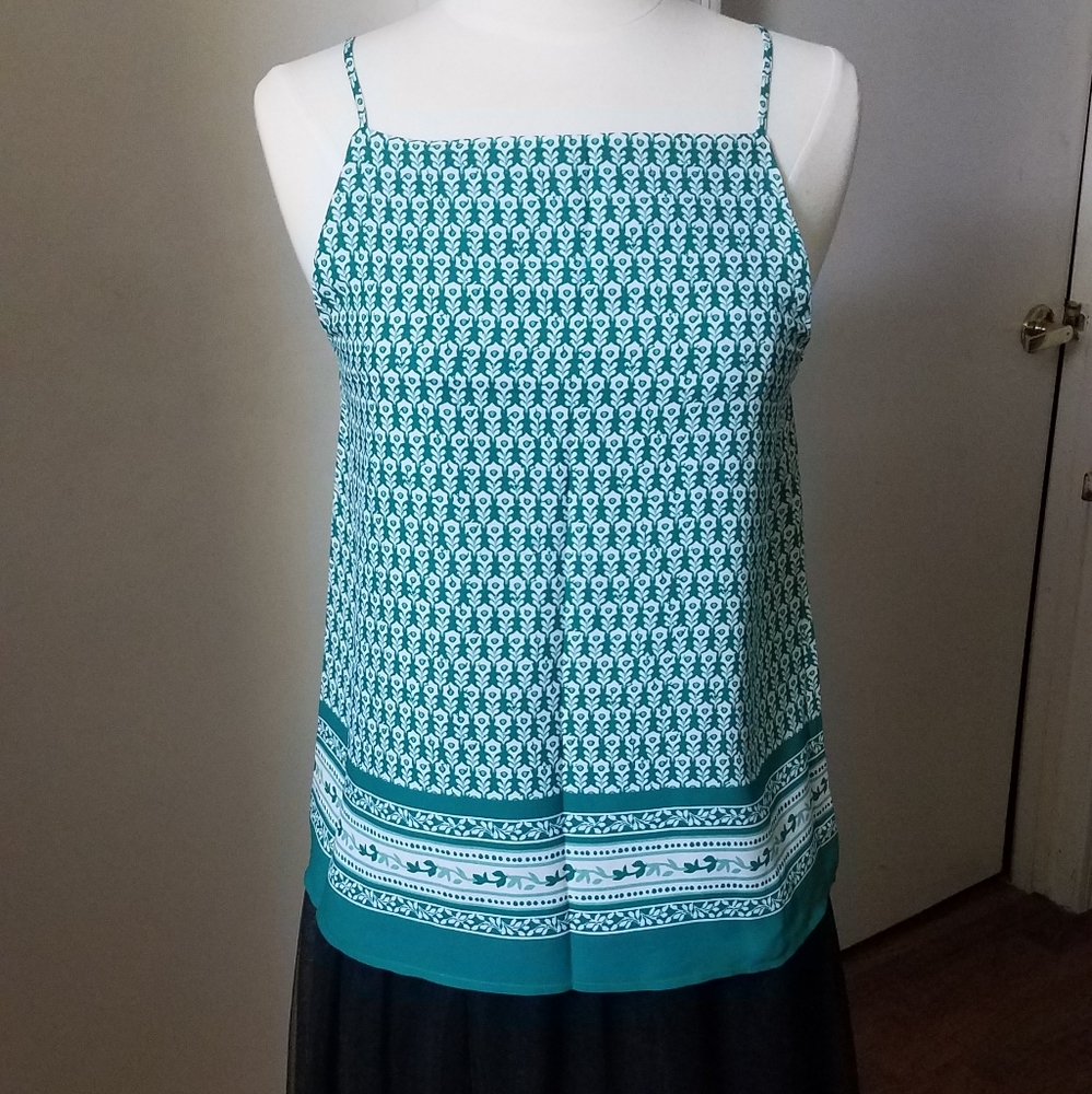 NEW Beautiful Floral Ann Taylor Loft Tank Top XS